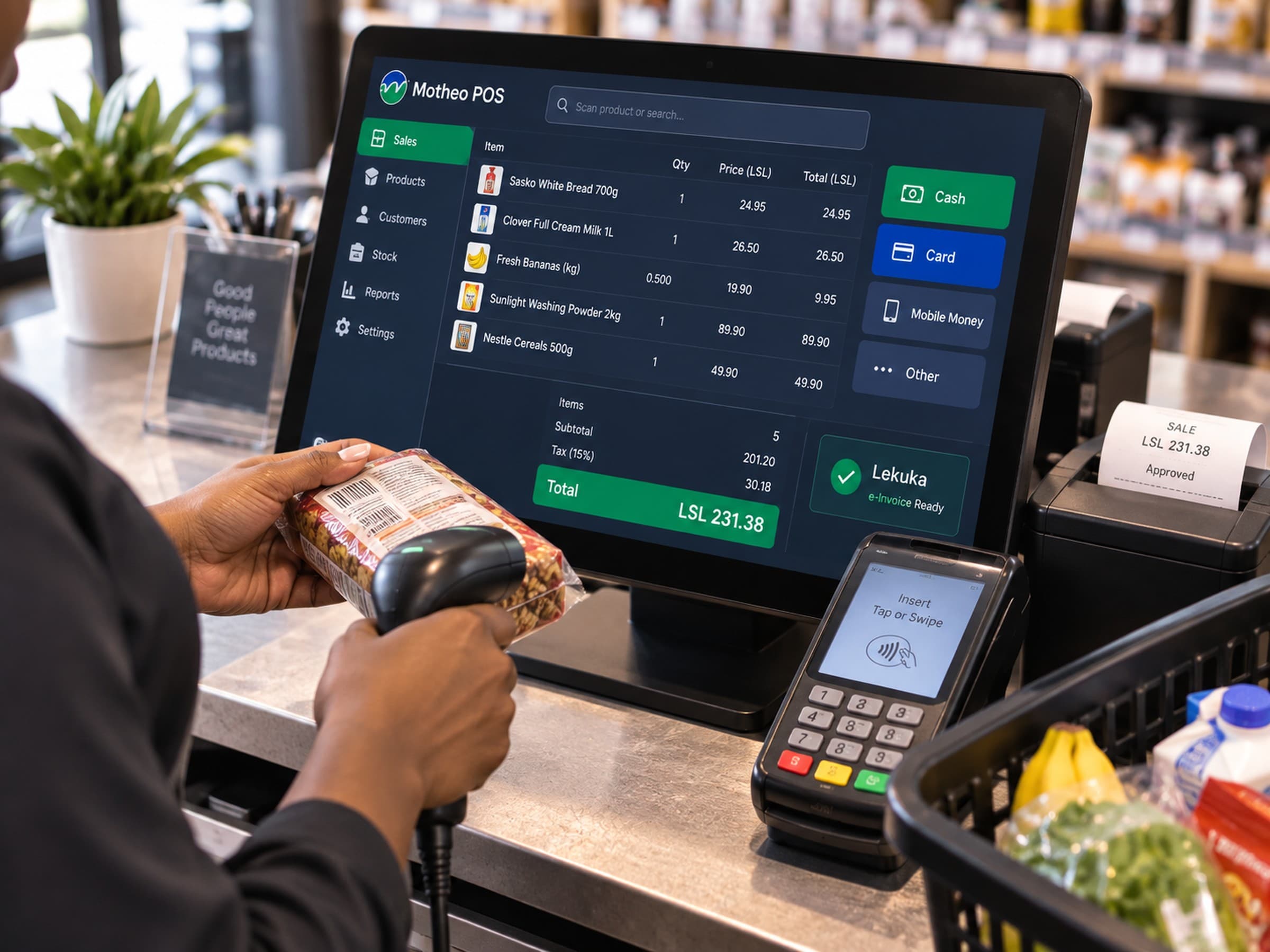 Retail POS and inventory technology
