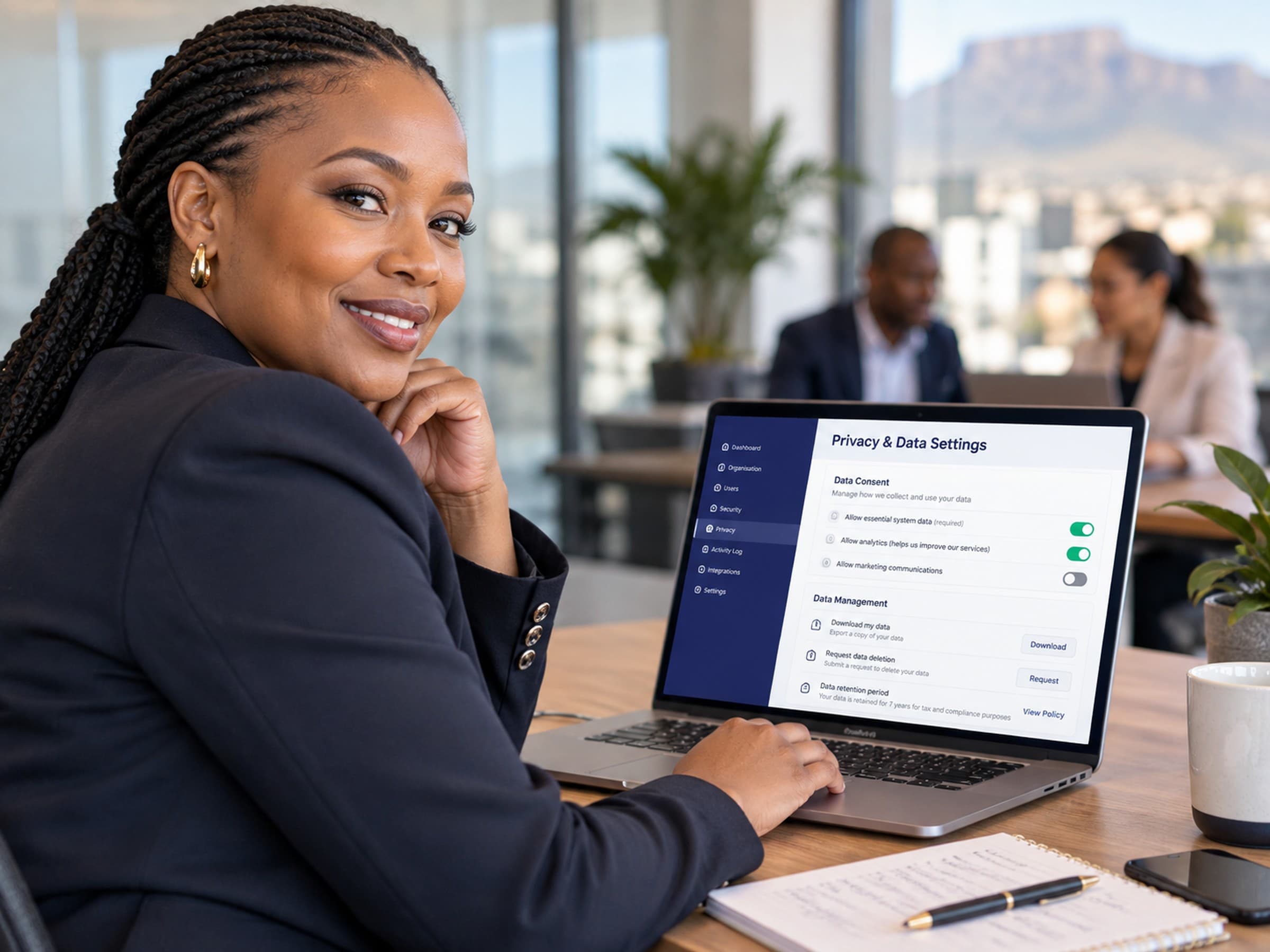 Digital security and data protection concept