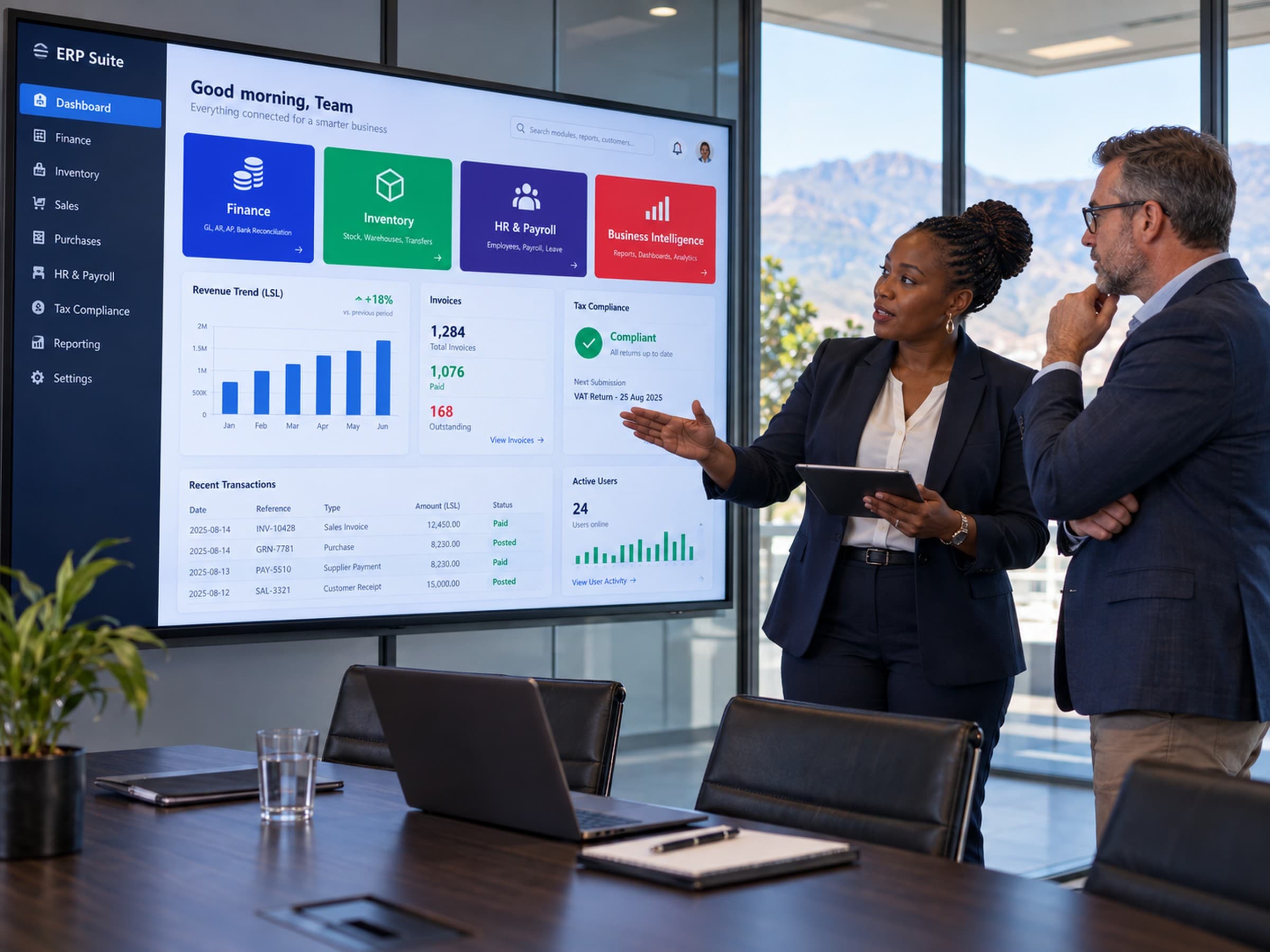 Enterprise resource planning software environment