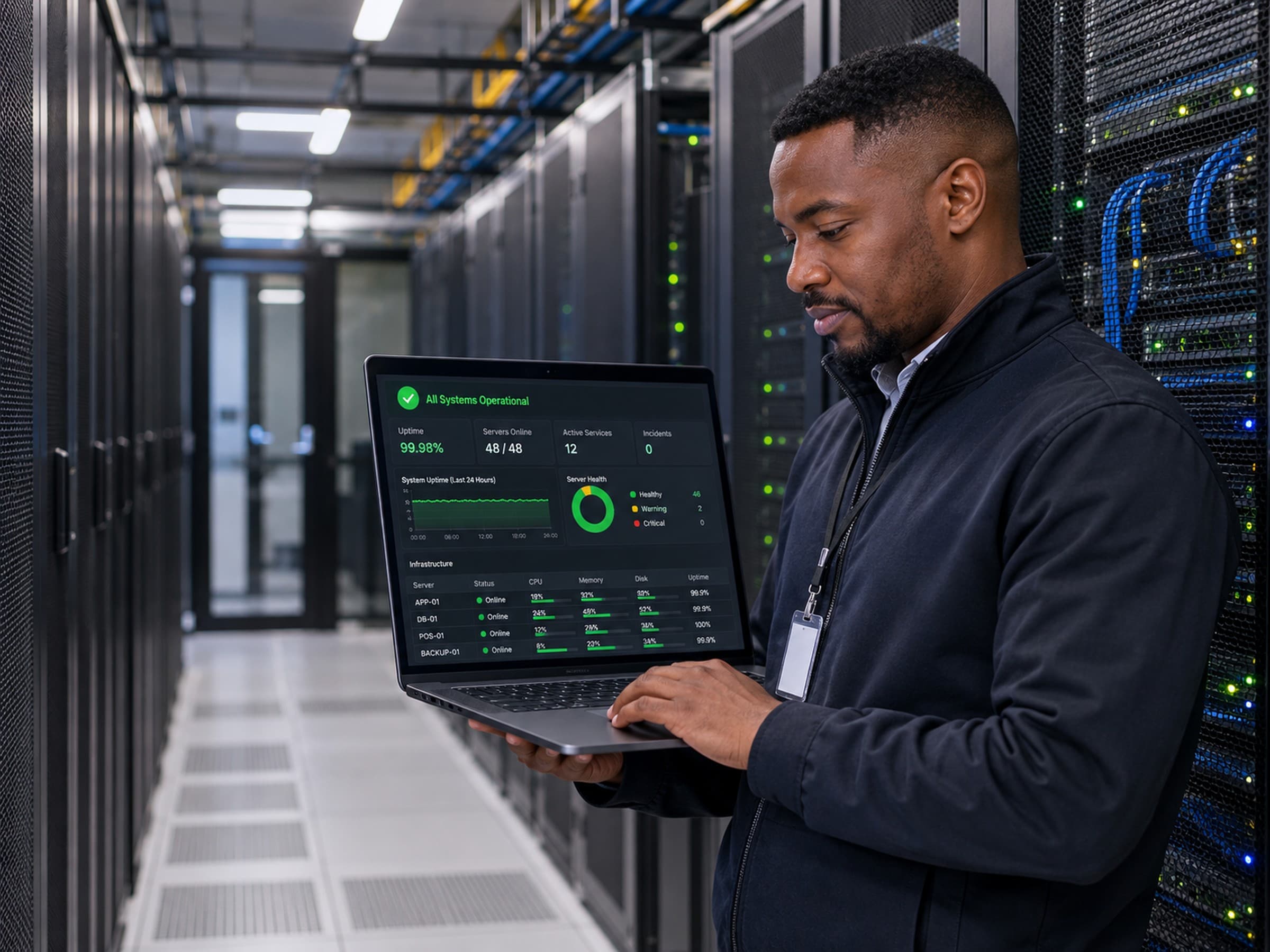 Managed cloud infrastructure and server operations